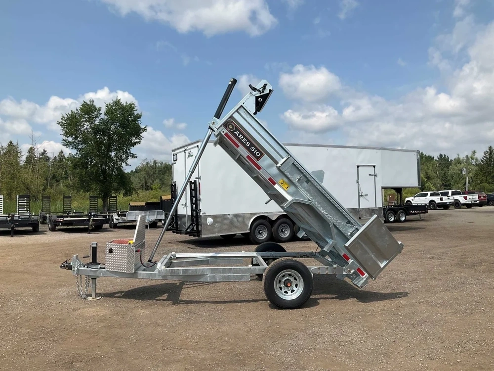 2025 Northern Star Horizon 5x10 Ares Galvanized Dump Trailer alt