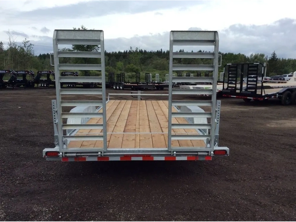 2026 Canada Trailers 82x18 7 Ton Galvanized Equipment Trailer alt