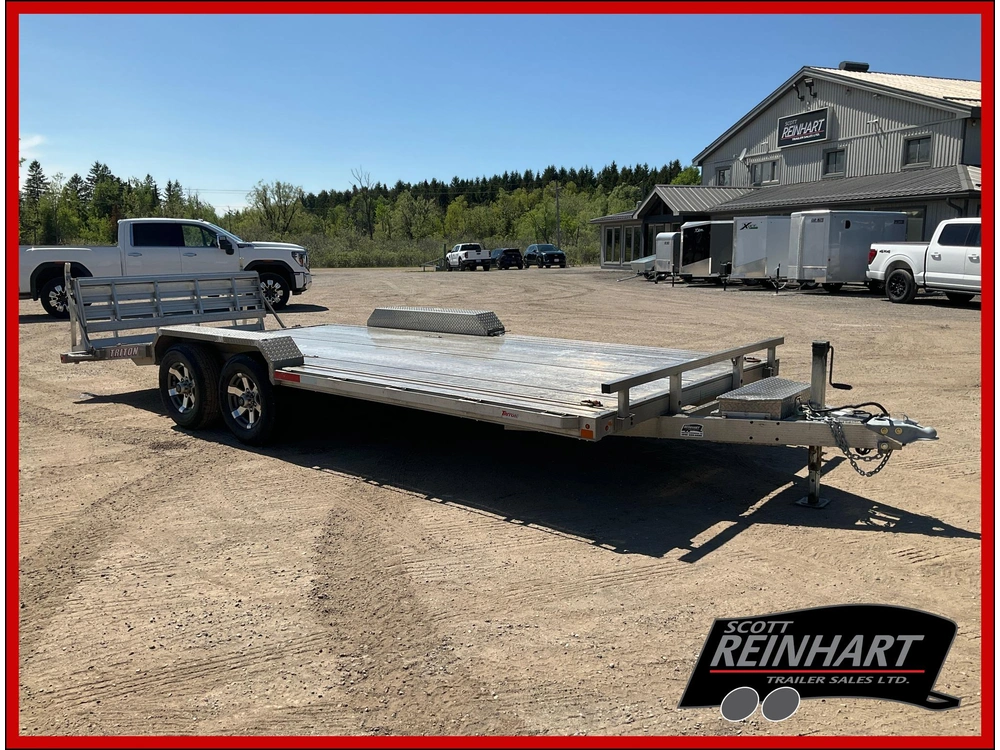 2014 Triton 81x20 All Aluminum 5 Ton Car/equipment Trailer alt