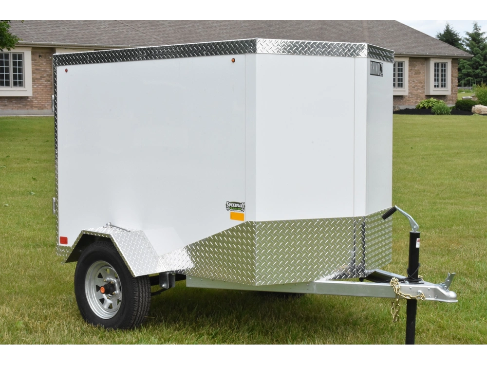 2026 Rhino Galvanized Enclosed 4' X 6' Sa alt