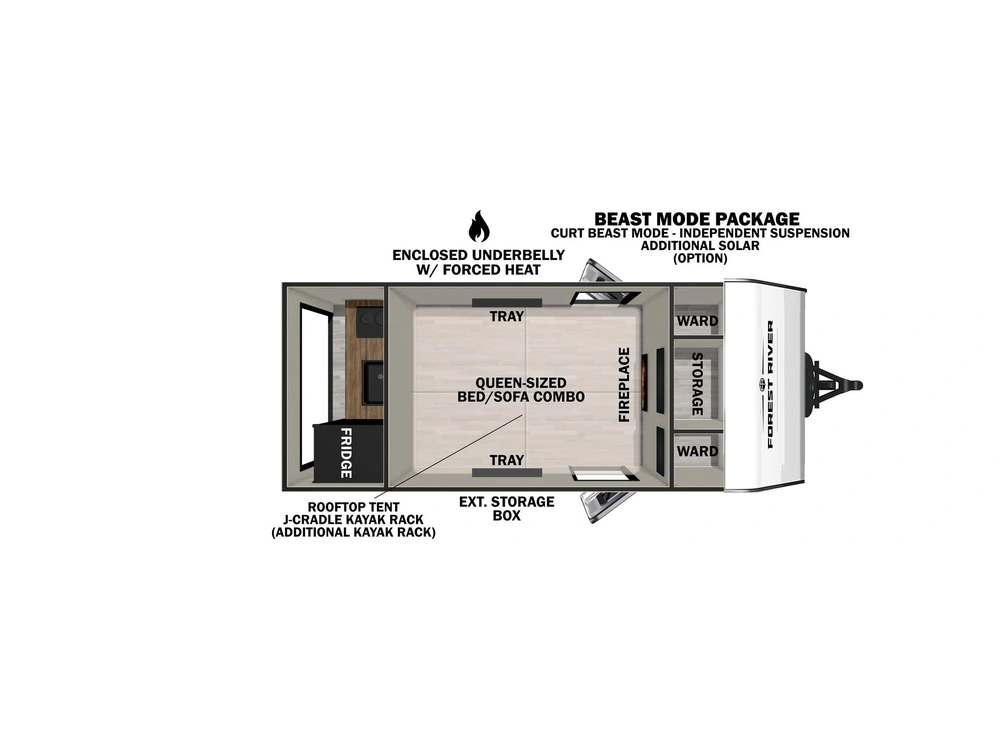 2025 Forest River Travel Trailer (ibex) 10rk Single Axle alt