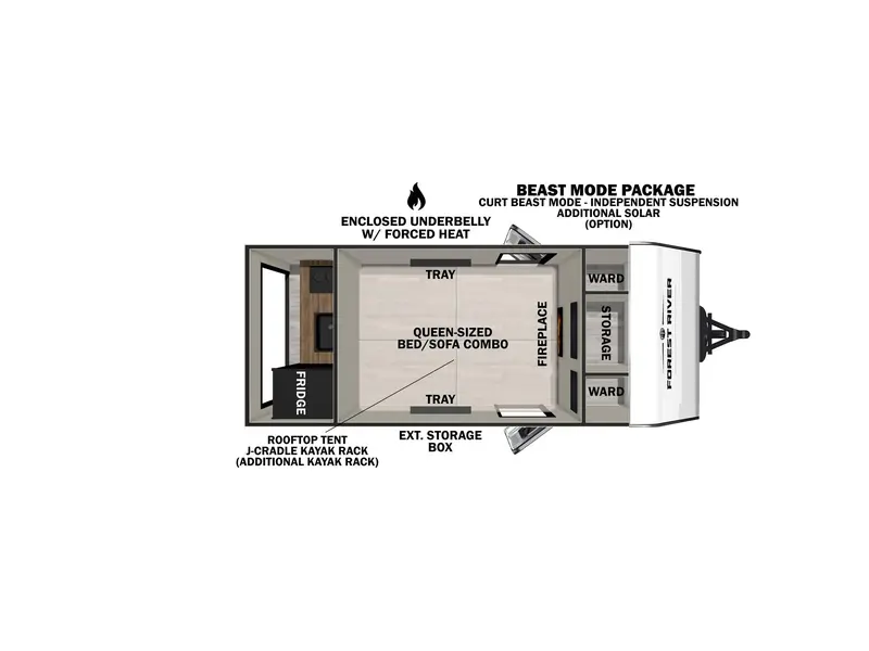 2025 Forest River Travel Trailer (IBEX) 10RK Single Axle