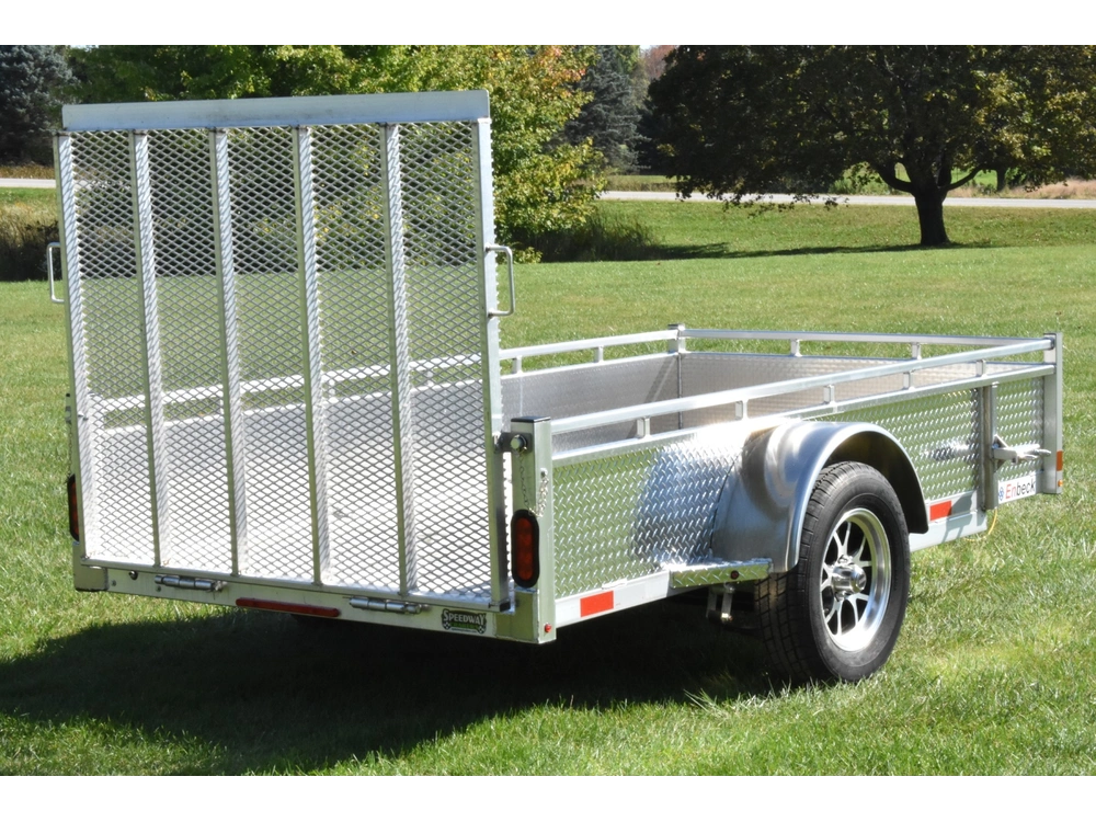 2026 Enbeck Aluminum Utility 5' X 10' Single Axle alt