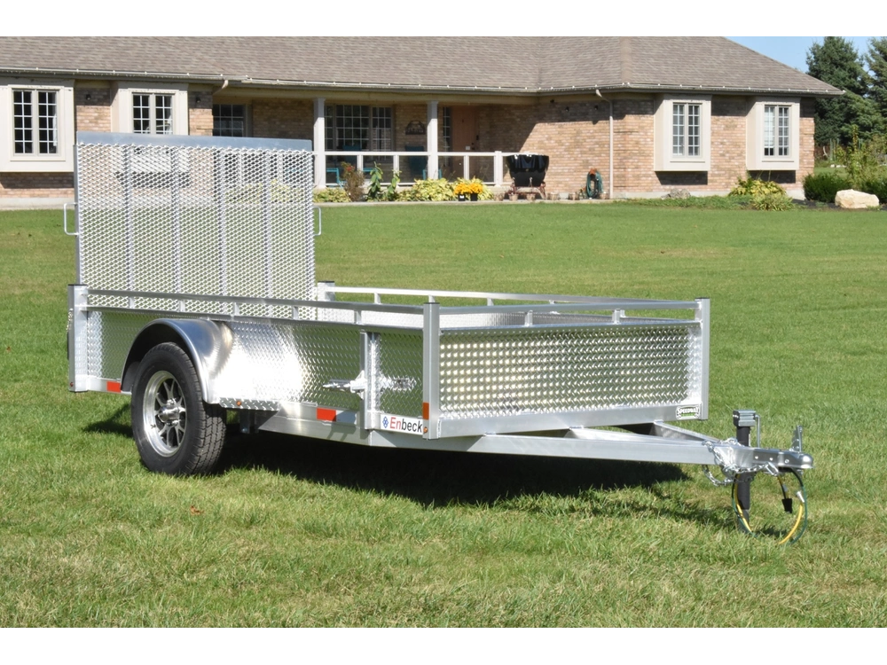 2026 Enbeck Aluminum Utility 5' X 10' Single Axle alt