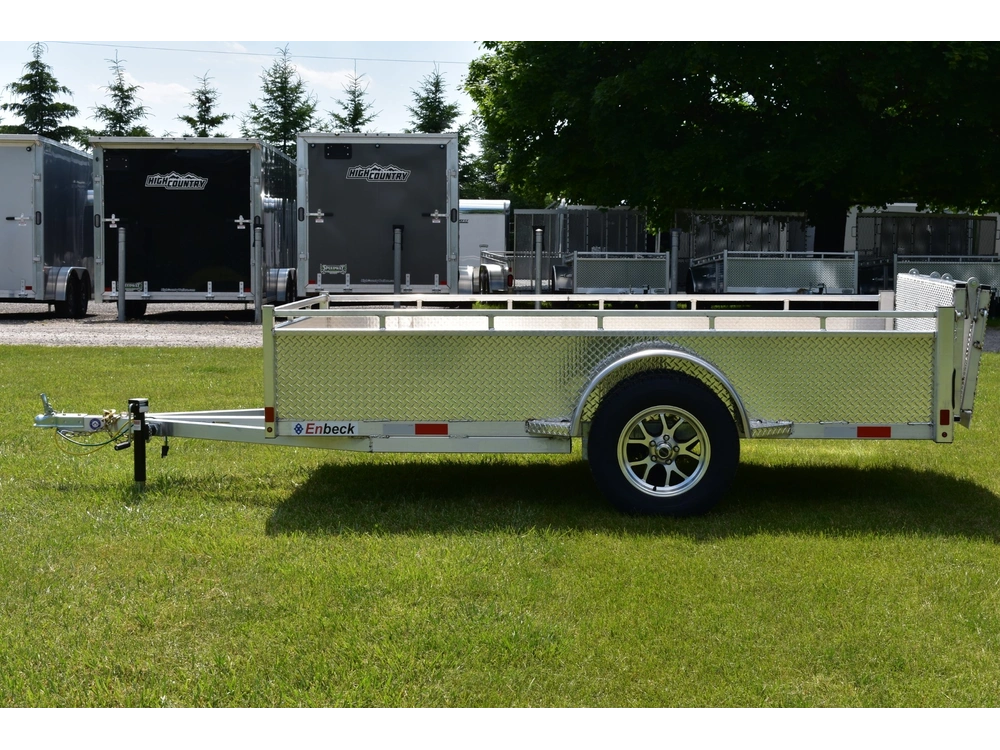 2026 Enbeck Aluminum Utility 5' X 10' Single Axle alt