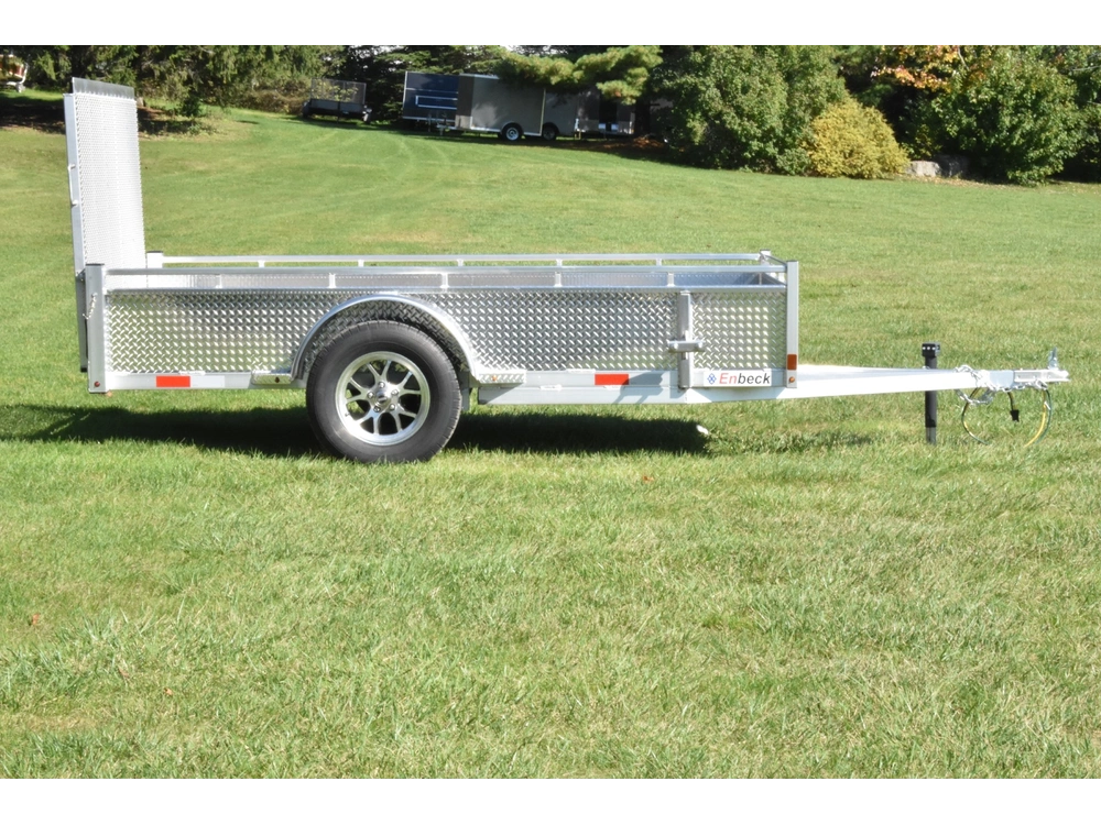 2026 Enbeck Aluminum Utility 5' X 10' Single Axle alt