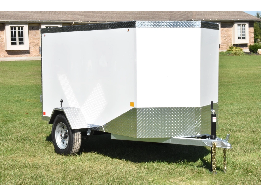 2026 Rhino Galvanized Enclosed 4' X 8' Sa alt