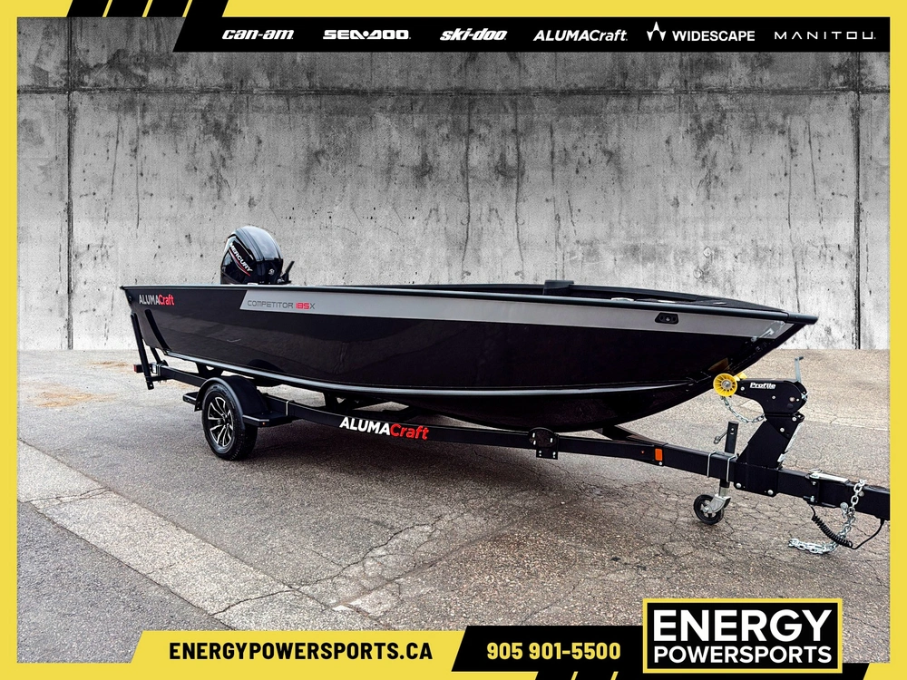 2026 Alumacraft Comp 185x Tiller F29 Shadow Series Cvg alt
