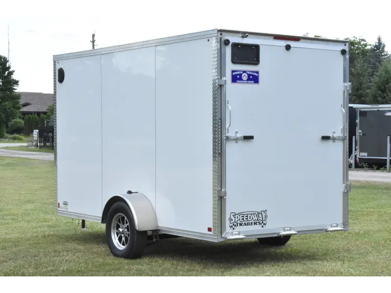 2026 Enbeck Aluminum Enclosed 6' x 12' Single Axle w/ Ramp