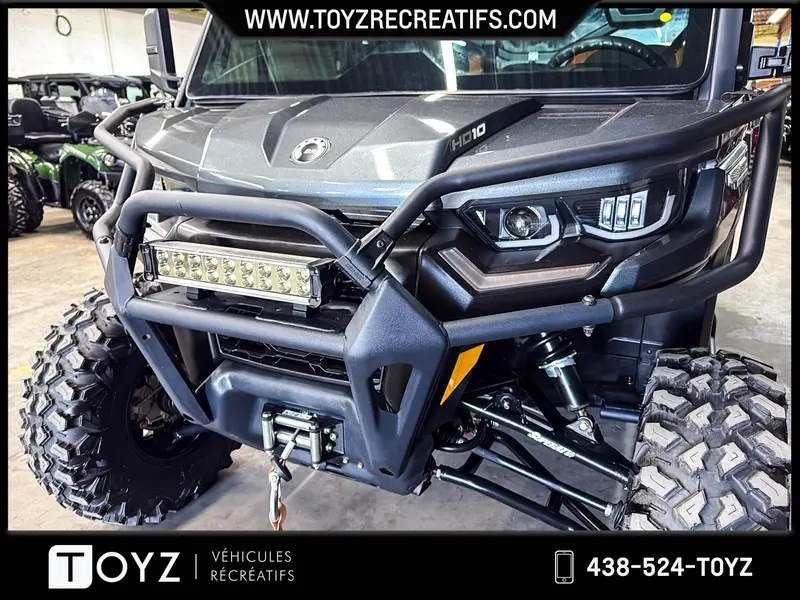 2023 Can-Am DEFENDER HD10 PRO LIMITED CAB TOIT JL AUDIO thumbnail 7