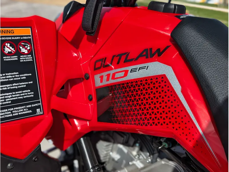 2026 Polaris Outlaw 110 // Indy Red thumbnail 14