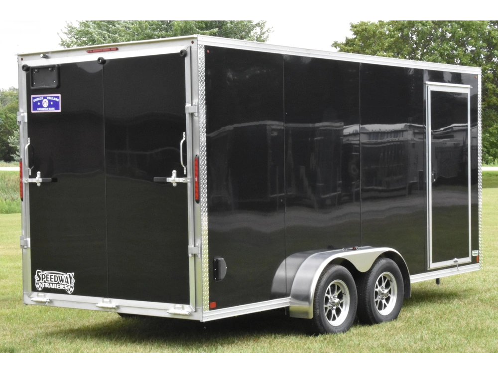2026 Enbeck Aluminum Enclosed 7' X 16' Tandem Axle alt