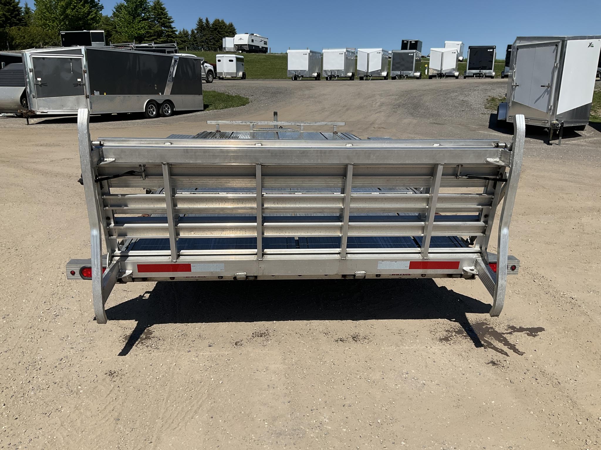 2014 Triton 81x20 All Aluminum 5 Ton Car/Equipment Trailer thumbnail 9