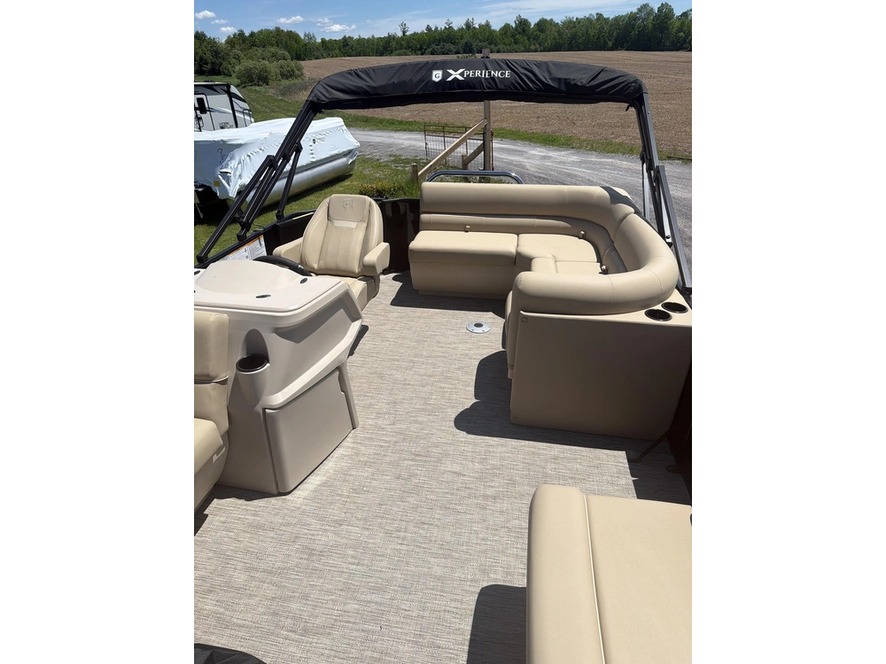 2026 Godfrey Marine Xperience 1886 Cx 25" 2 Tube Blackout Package alt
