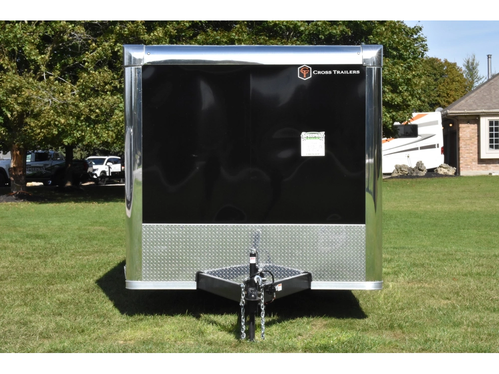 2026 Cross Painted Steel Enclosed (alpha) 8.5' X 24' Tandem Axle Car Hauler alt