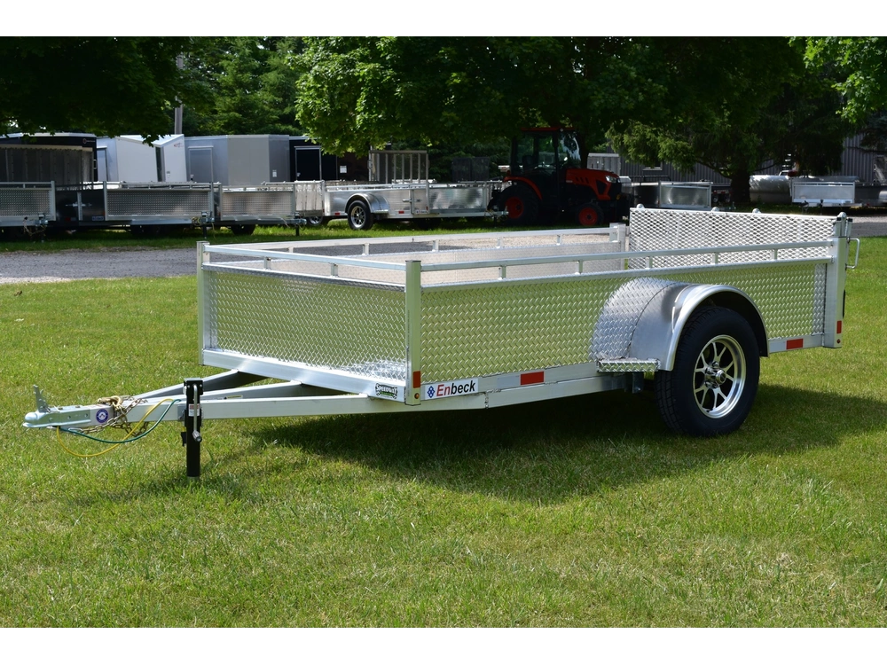 2026 Enbeck Aluminum Utility 5' X 10' Single Axle alt