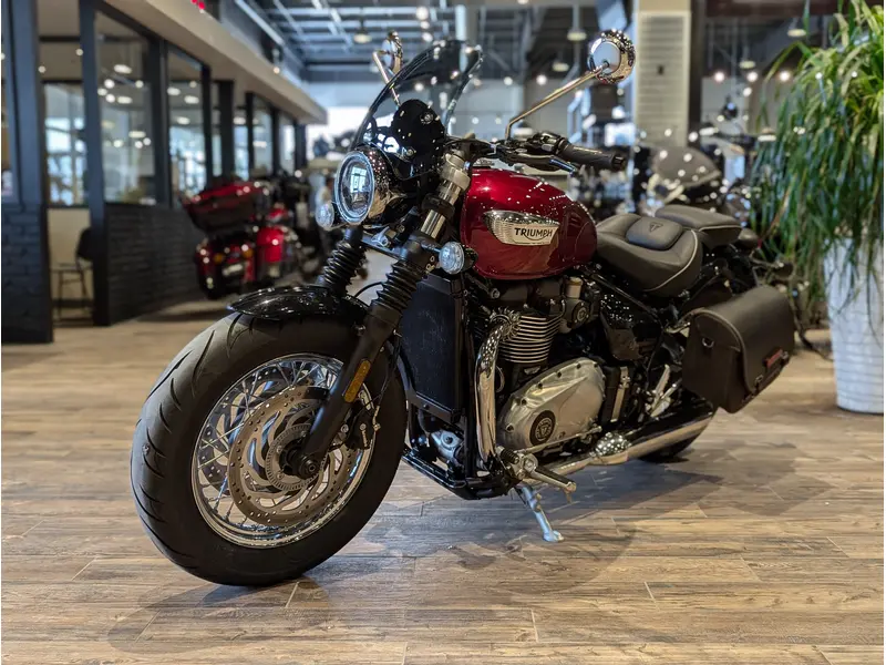 2023 Triumph Bonneville Speedmaster // Cordovan Red thumbnail 13