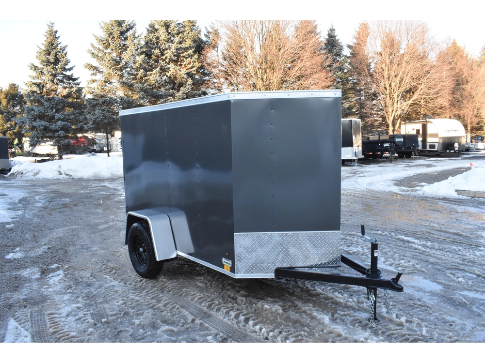 2026 Cross Painted Steel Enclosed (beta) 5' X 8' Single Axle alt