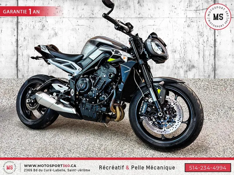 2022 Triumph STREET TRIPLE R 765 IMPECCABLE ! SUPER PRIX ! thumbnail 2