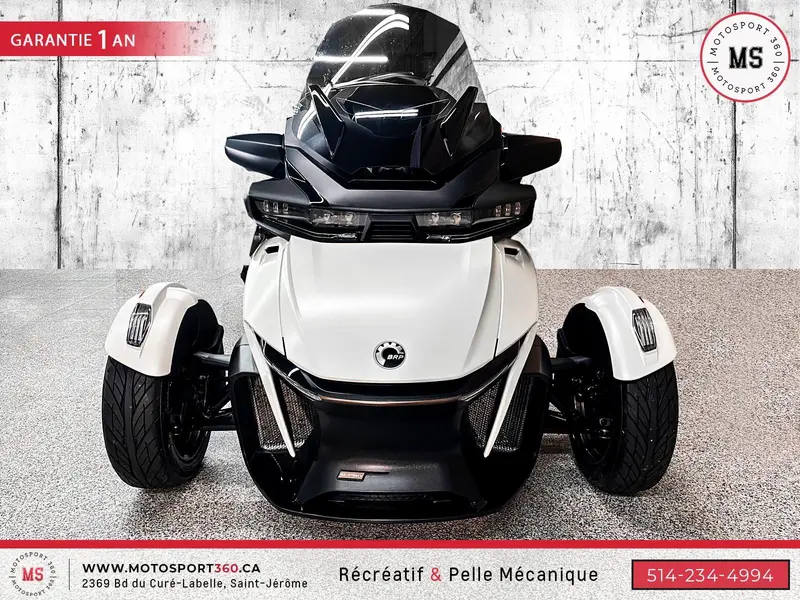2024 Can-Am SPYDER RT LIMITED SEA TO SKY BLANC MAT ! thumbnail 4