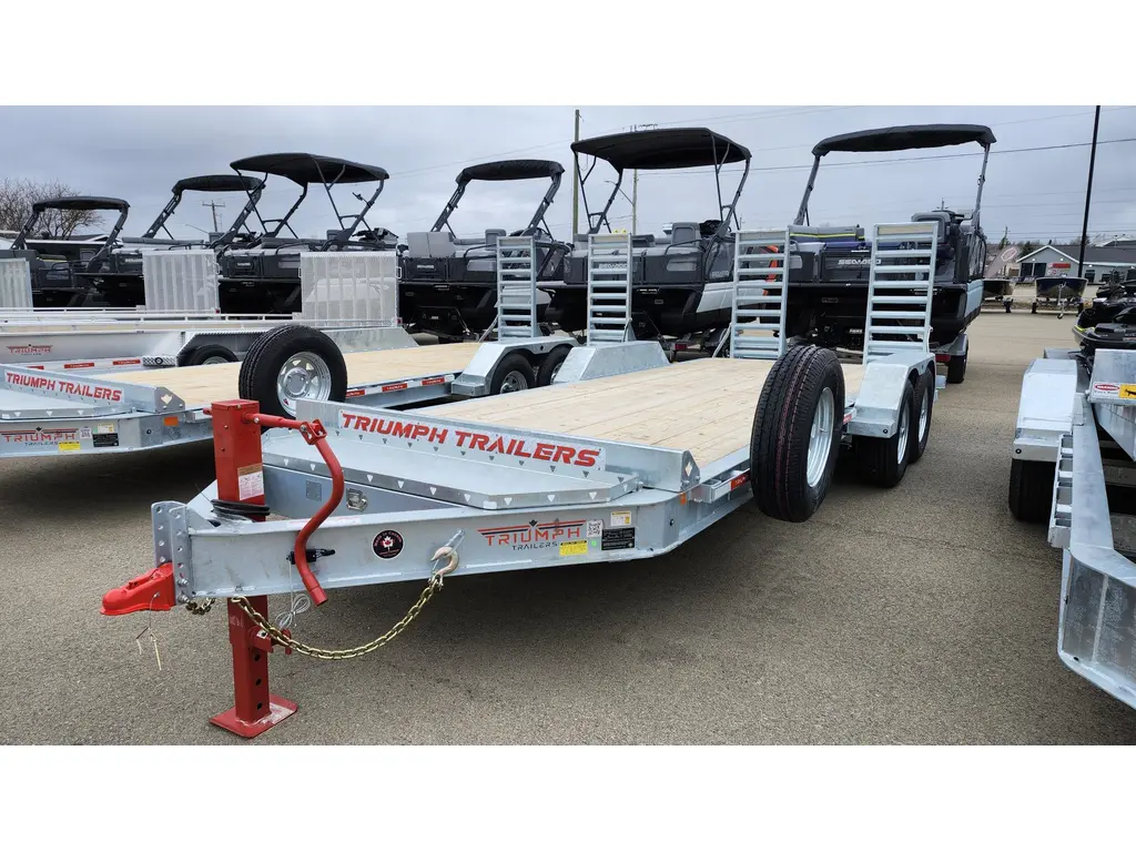 2026 Trailer-Shop GBCH9 - Galvanized Equip Beavertail - 9 - TA82x18+2-70 - INCL SPARE TIRE