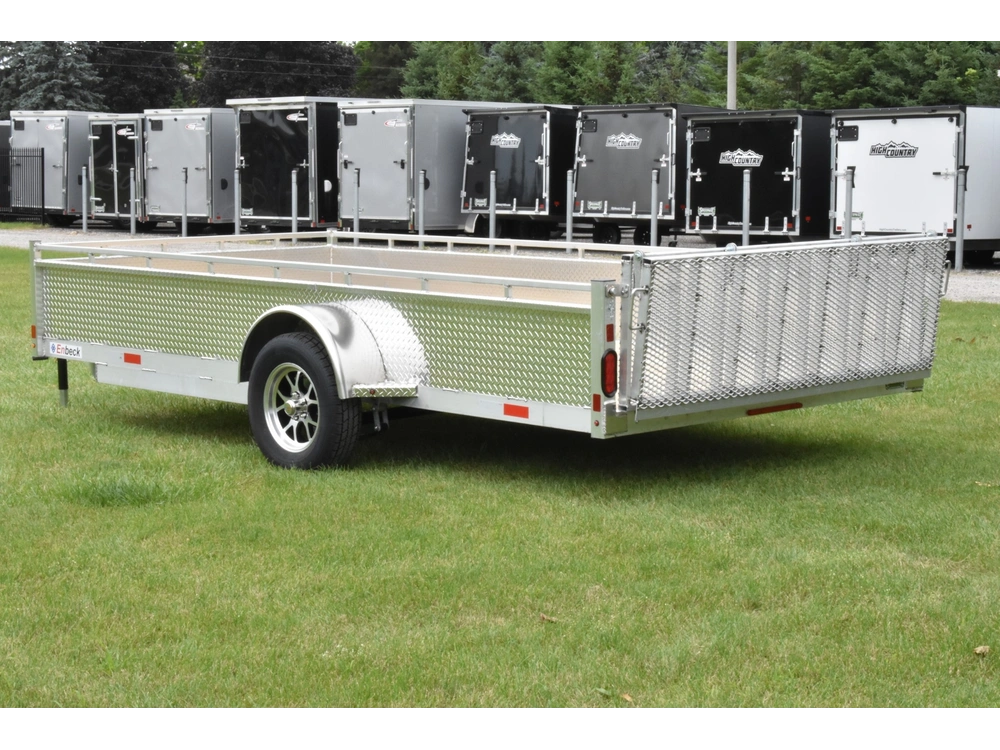 2026 Enbeck Aluminum Utility 7' X 14' Single Axle alt
