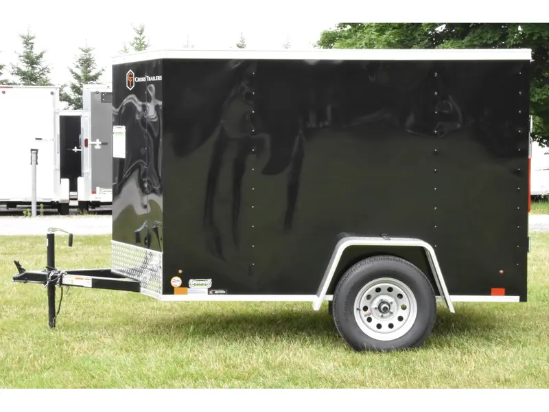 2026 Cross Painted Steel Enclosed (Beta) 5' x 8' Single Axle