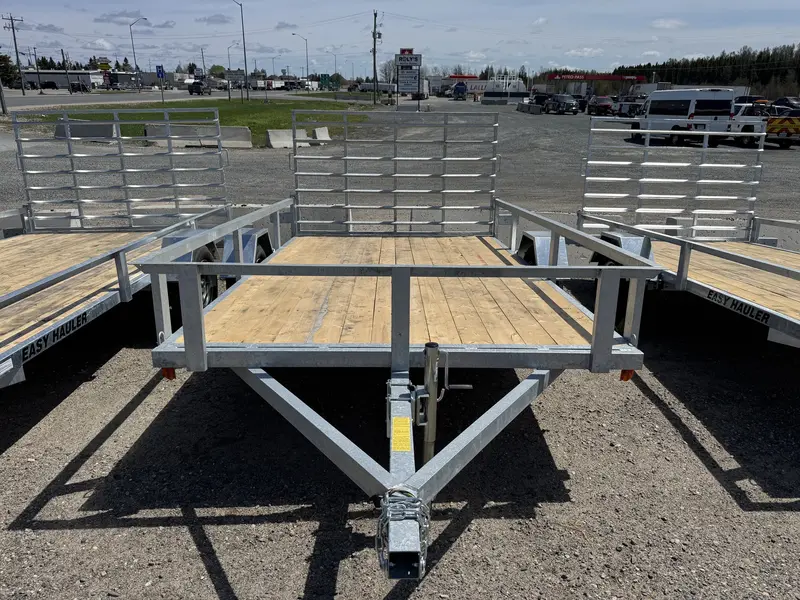 2026 Easy Hauler TRAILER,UTL,82"X12',GALV,REAR RAMP thumbnail 2