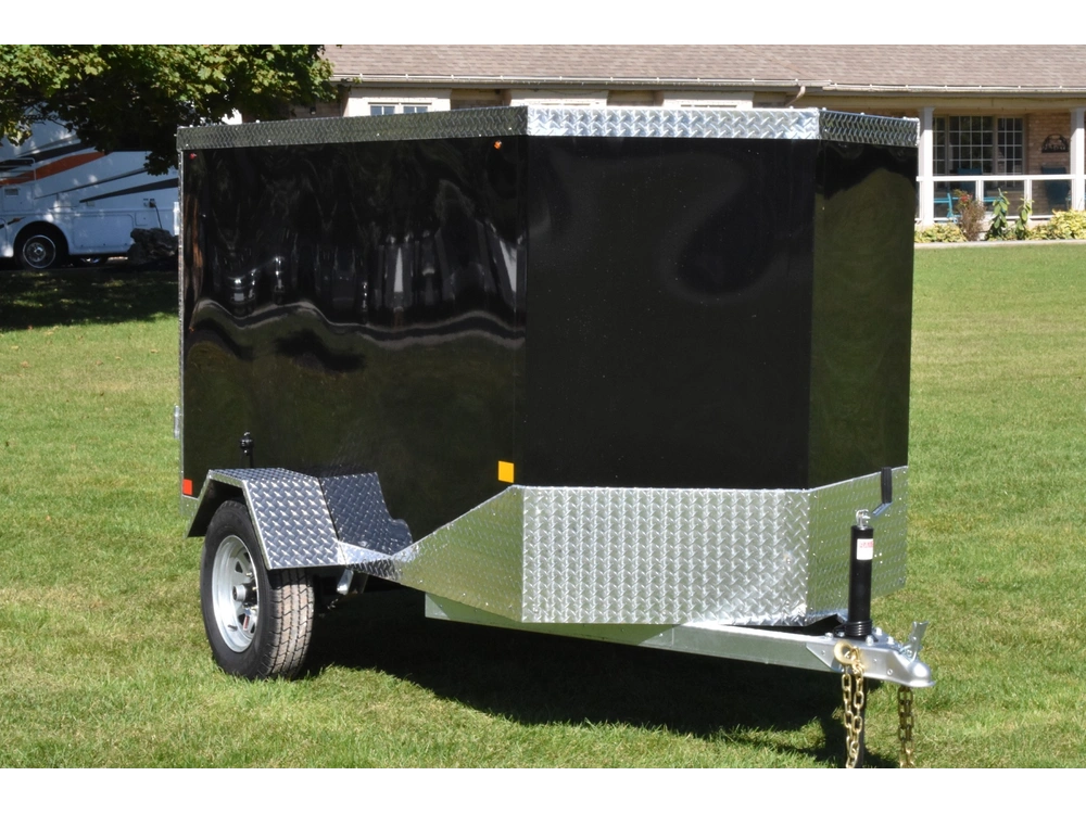 2026 Rhino Galvanized Enclosed 4' X 8' Sa alt