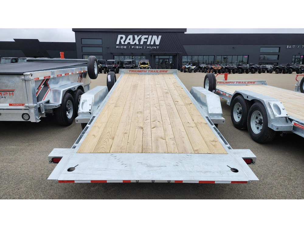 2026 Trailer-shop Ghteh10 - Galvanized Hydraulic Tilt - 10 (dual Cylinder) - Ta82x20-70 - Incl Spare Tire alt