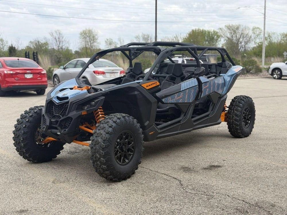 2026 Can-am Maverick X3 Max Ds Turbo Scandi Blue & Orange Crush alt