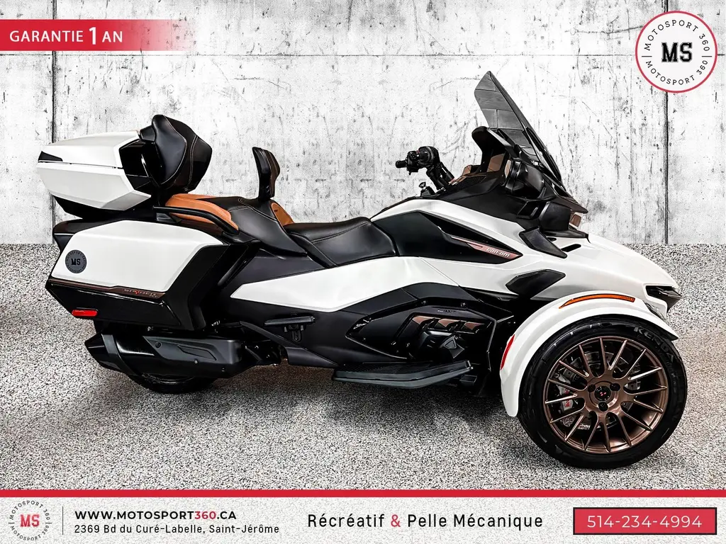 2024 Can-Am SPYDER RT LIMITED SEA TO SKY BLANC MAT !