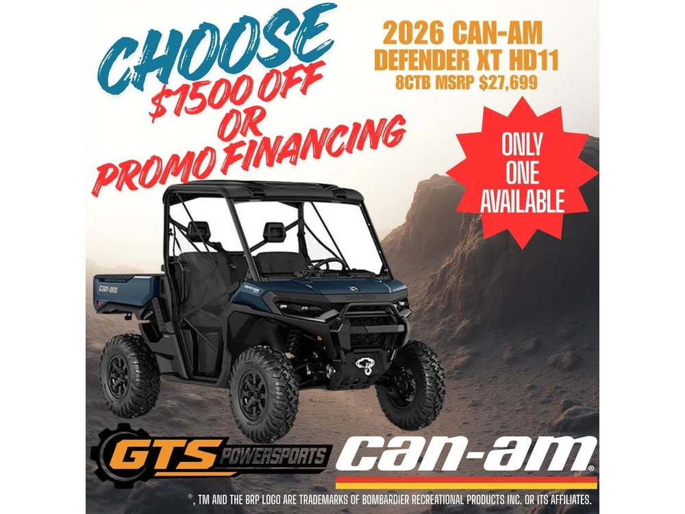 2026 Can-am 8ctb Defender Xt Hd11 alt