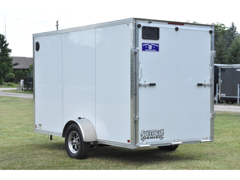 2026 Enbeck Aluminum Enclosed 6' X 12' Single Axle W/ Ramp alt