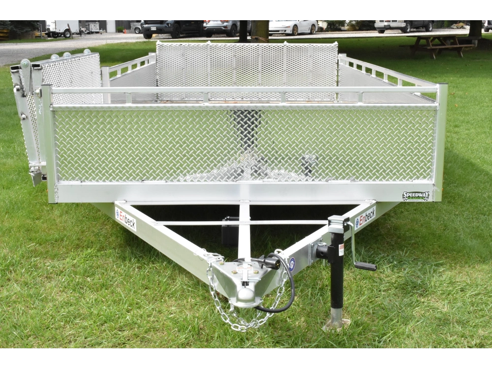 2026 Enbeck Side Loader Aluminum Utility 7' X 14' Ta alt