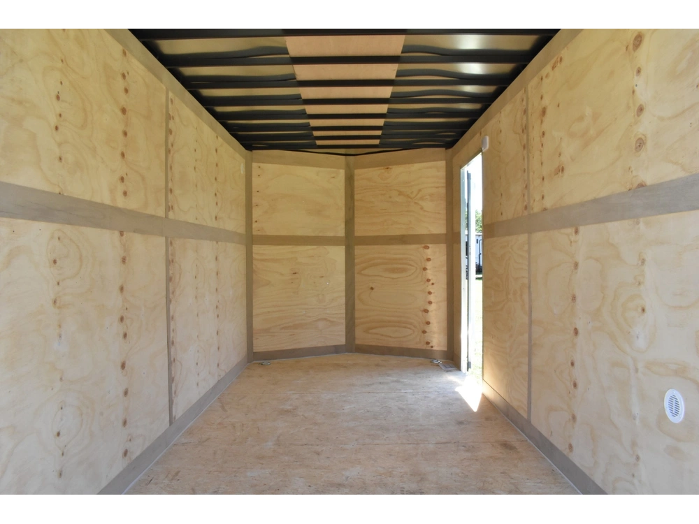 2025 Cross Painted Steel Enclosed (beta) 7' X 14' Tandem Axle W/ Ramp alt