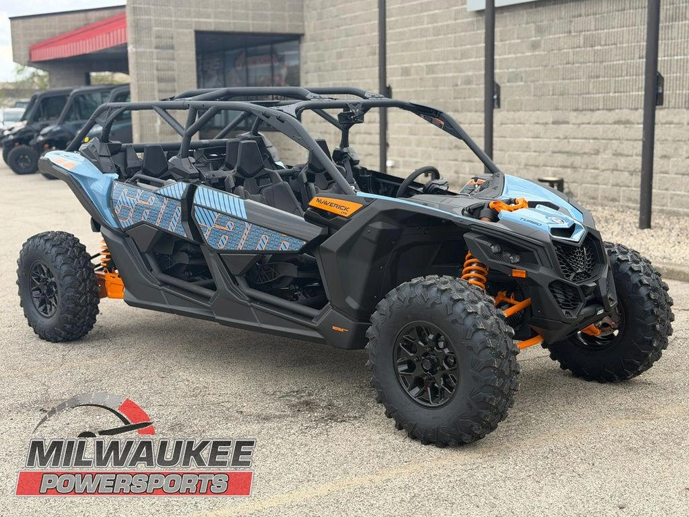 2026 Can-am Maverick X3 Max Ds Turbo Scandi Blue & Orange Crush alt