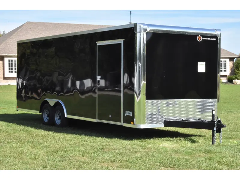 2026 Cross Painted Steel Enclosed (Alpha) 8.5' x 24' Tandem Axle Car Hauler