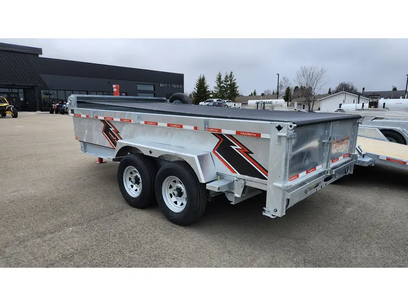 2026 Other GD6 - Galvanized Dump - 6 - TAE82x14 -70 D-series - INCL SPARE TIRE + LOADING RAMPS thumbnail 2