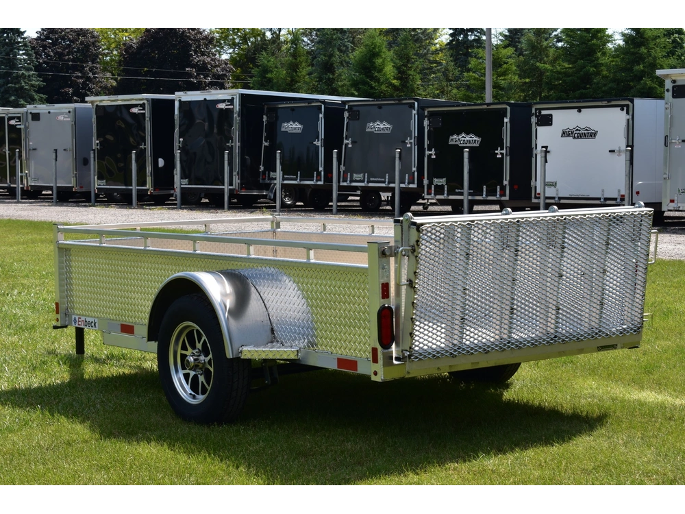 2026 Enbeck Aluminum Utility 5' X 10' Single Axle alt