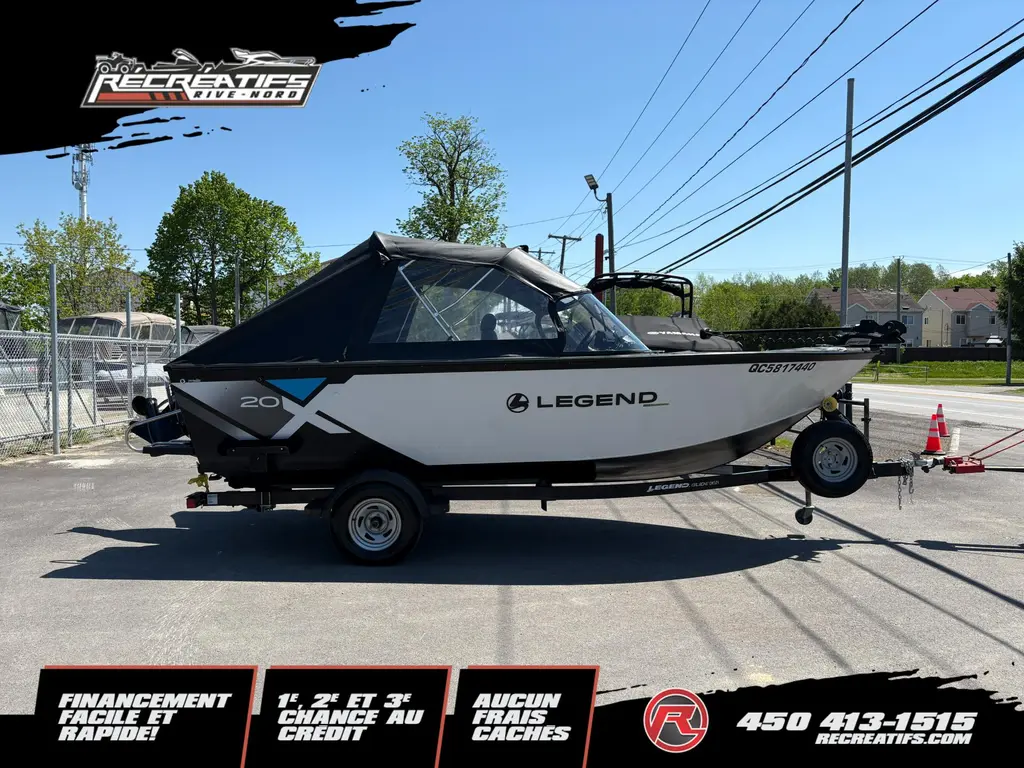 2017 Legend X20**MOTEUR MERCURY 150 FORCES** **20 PIEDS TOUT ÉQUIPÉ!!**