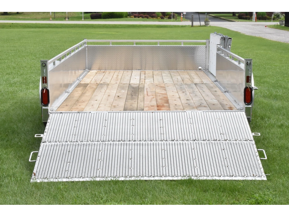 2026 Enbeck Side Loader Aluminum Utility 7' X 14' Ta alt