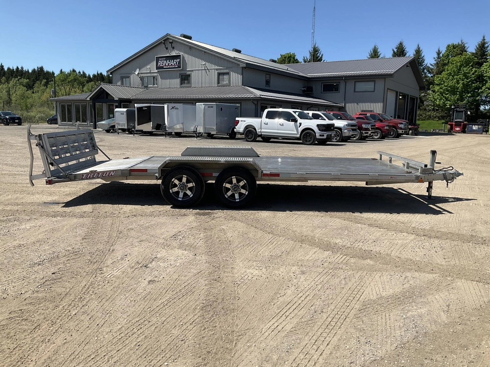 2014 Triton 81x20 All Aluminum 5 Ton Car/equipment Trailer alt
