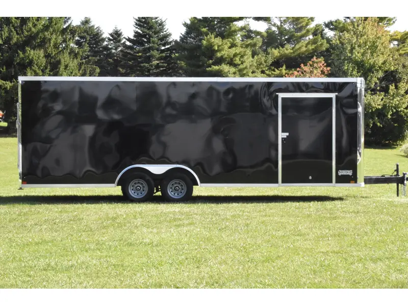 2026 Cross Painted Steel Enclosed (Alpha) 8.5' x 24' Tandem Axle Car Hauler