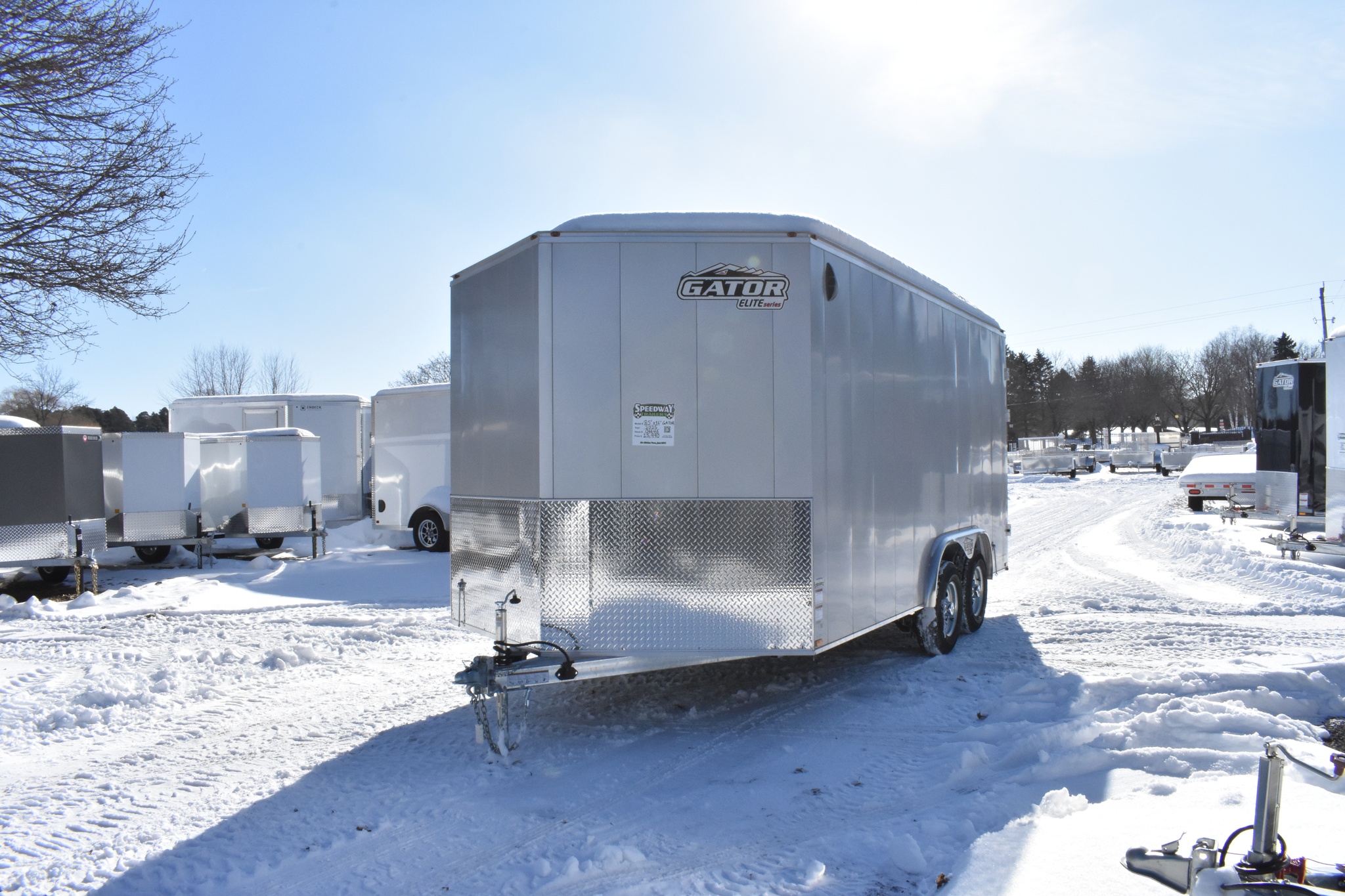 2025 Gator Galvanized Enclosed 8.5' x 16' TA