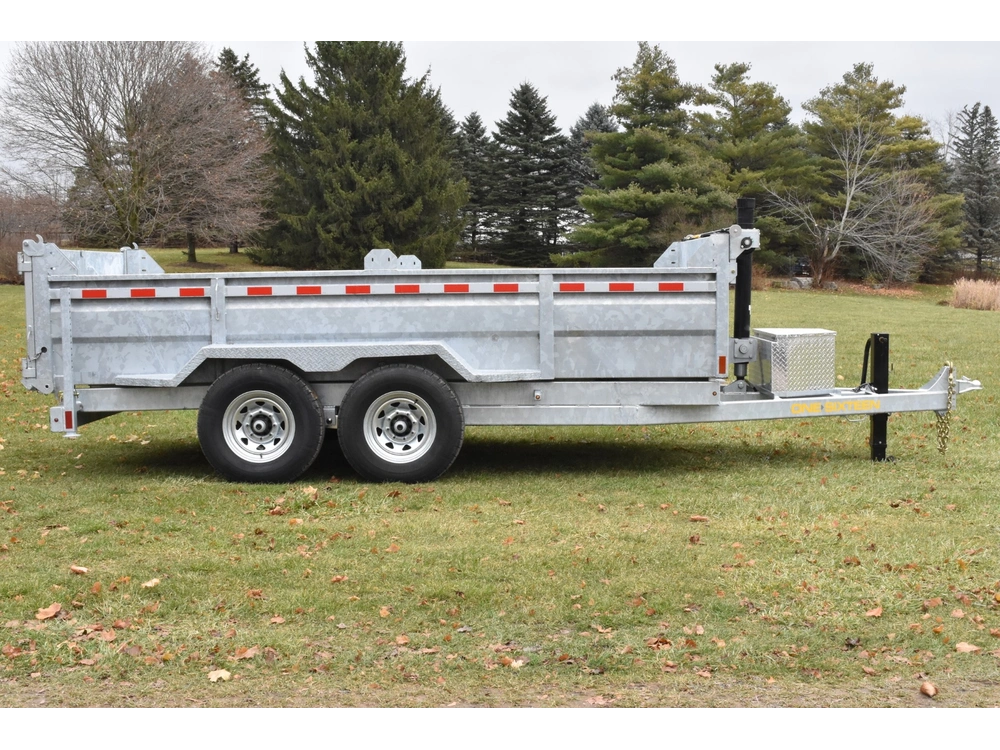 2026 One Sixteen Galvanized Dump 7' X 14' 7t alt