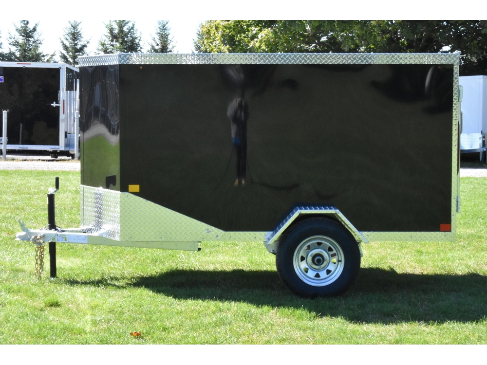 2026 Rhino Galvanized Enclosed 4' X 8' Sa alt