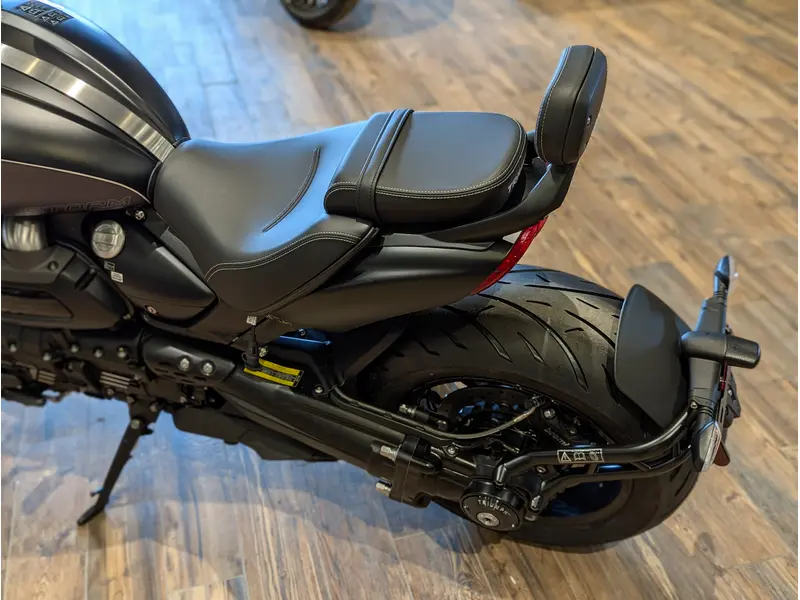 2025 Triumph Rocket 3 Storm GT // Matte Sapphire Black/Satin Pacific Blue thumbnail 12