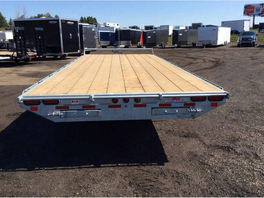 2026 Canada Trailers 8.5x20 7 Ton Galvanized Deckover Equipment Trailer alt