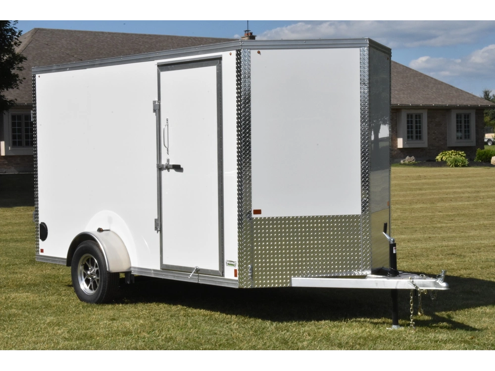 2026 Enbeck Aluminum Enclosed 6' X 12' Single Axle W/ Ramp alt